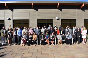 group of people at a networking conference