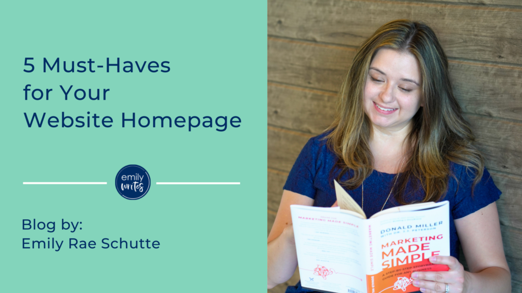 5 Must-Haves for Your Website Homepage