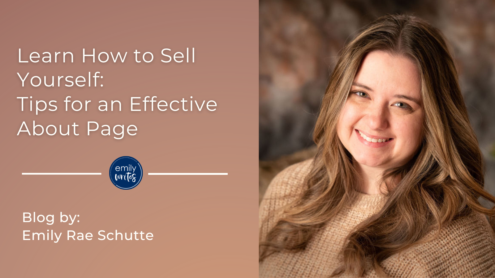how to sell yourself: tips for an effective About Page
