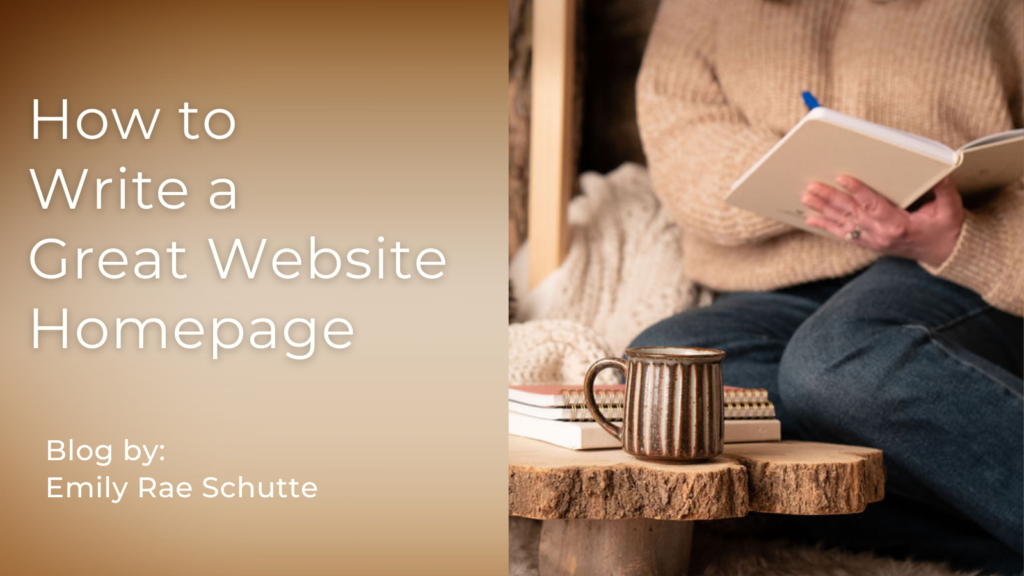 How to Write a Great Website Homepage
