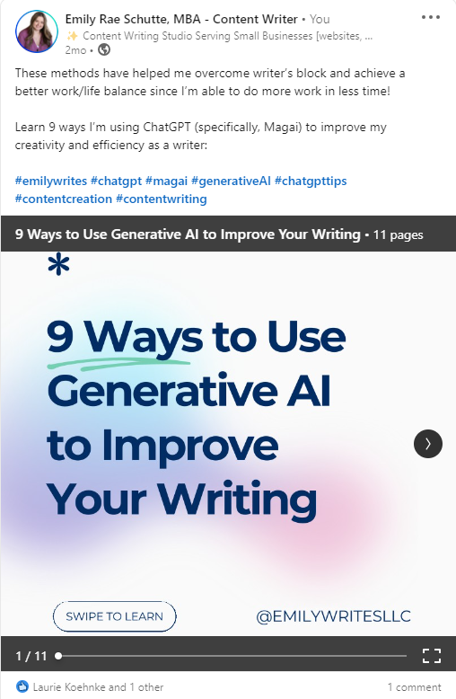 9 ways to use generative ai to improve your writing