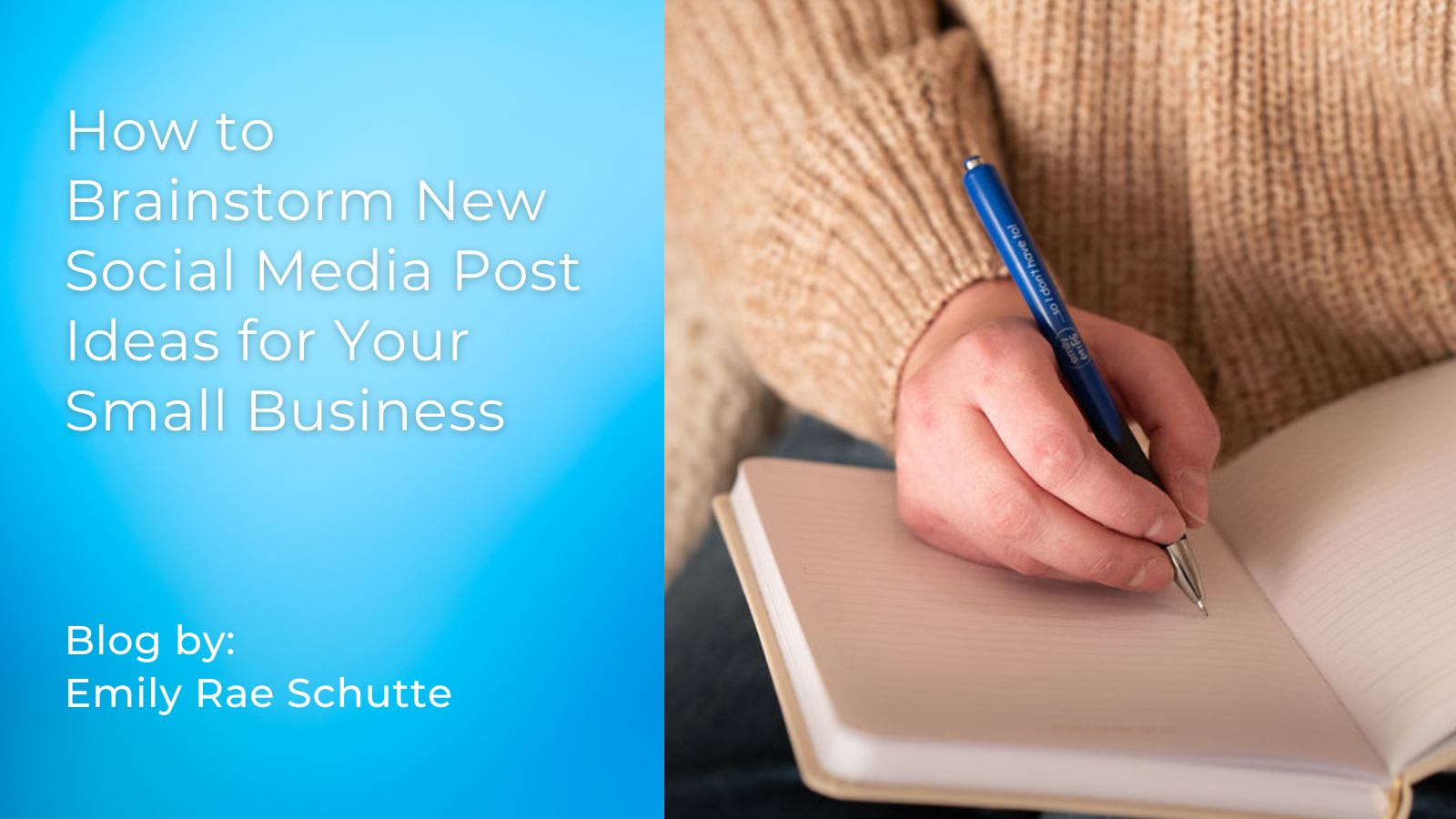 How to Brainstorm New Social Media Post Ideas for Your Small Business