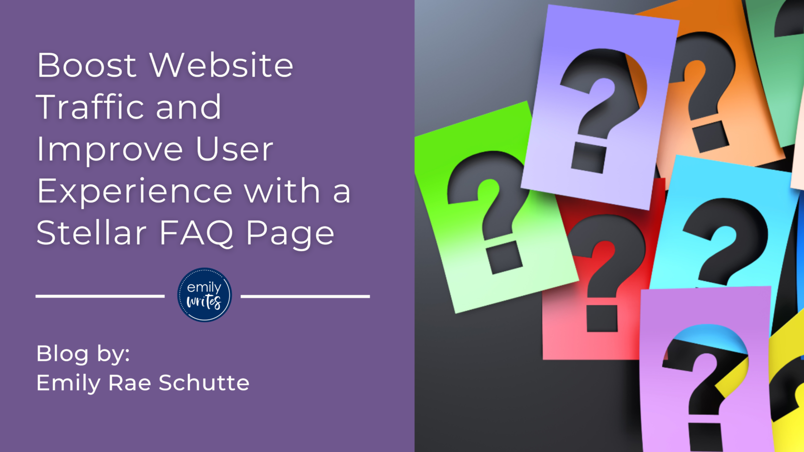 Boost Website Traffic and Improve User Experience with a Stellar FAQ Page